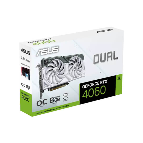 Asus Dual RTX 4060 White OC Edition 8GB Graphics Card